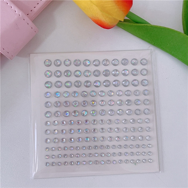 

PandaHall Acrylic Laser Diamond Self-Adhesive Stickers, Clear, 100x100mm Acrylic Square Clear