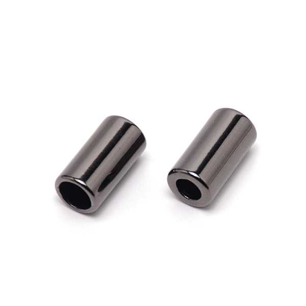 

PandaHall Zinc Alloy Cord Ends, End Caps, Column, Gunmetal, 13.5x7mm, Hole: 4mm, Inner Diameter: 5mm Alloy