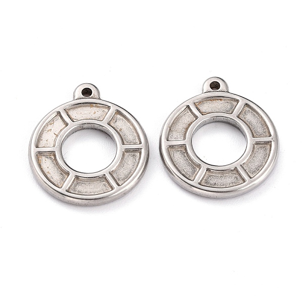 

PandaHall 304 Stainless Steel Pendants, Swim Ring, Stainless Steel Color, 20x17.5x2.5mm, Hole: 1.4mm 304 Stainless Steel Sports