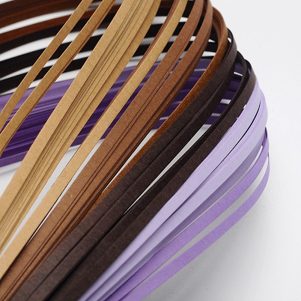 

PandaHall 6 Colors Quilling Paper Strips, Gradual Purple, 390x3mm, about 120strips/bag, 20strips/color Paper Purple