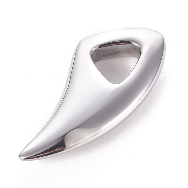 

PandaHall 304 Stainless Steel Pendants, Scabbard, Stainless Steel Color, 52x24x8.5mm, Hole: 11mm 304 Stainless Steel Others