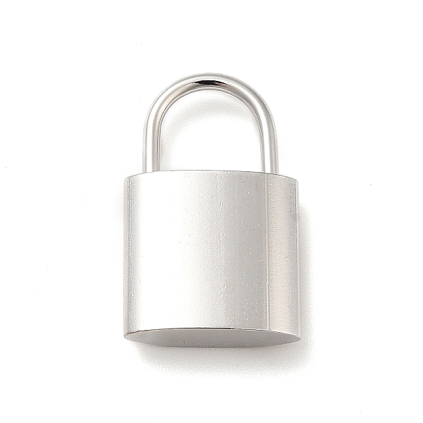 

PandaHall 304 Stainless Steel Pendants, Padlock Charms, Stainless Steel Color, 24x15x5mm, Hole: 8.5x8.5mm 304 Stainless Steel Lock