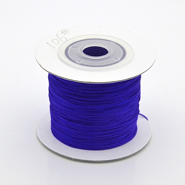 

PandaHall Nylon Thread, Mauve, 0.4mm, about 109.36 yards(100m)/roll Nylon Purple