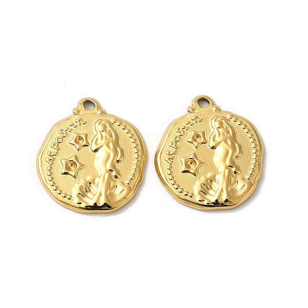 

PandaHall Manual Polishing 304 Stainless Steel Pendant Rhinestone Settings Nuggets, Real 18K Gold Plated, Fit for 1.5mm Rhinestone...