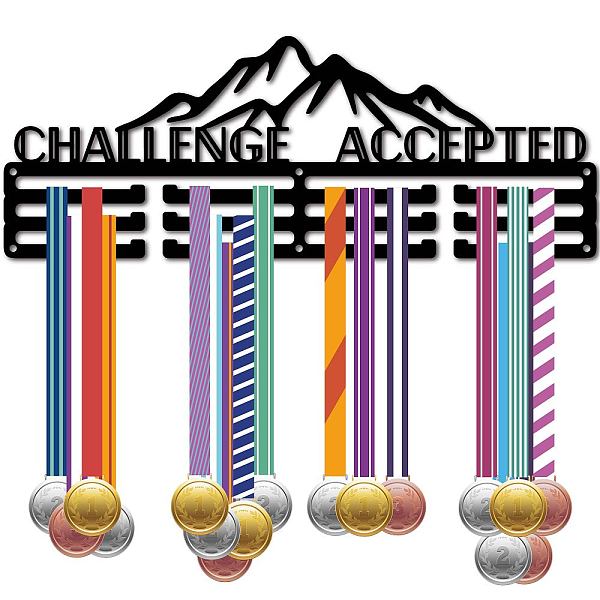 

PandaHall CREATCABIN Metal Medal Hanger Display Mountain Medal Holder Rack Black Iron Sport Hanging Athlete Awards Wall Mounted Stand over...