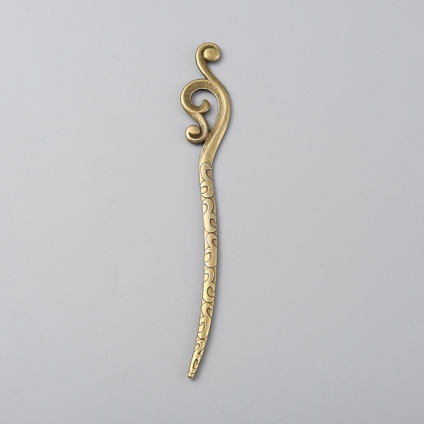 

PandaHall Alloy Hair Sticks, Hair Accessories for Women, Antique Bronze, 160x22x3.5mm Alloy