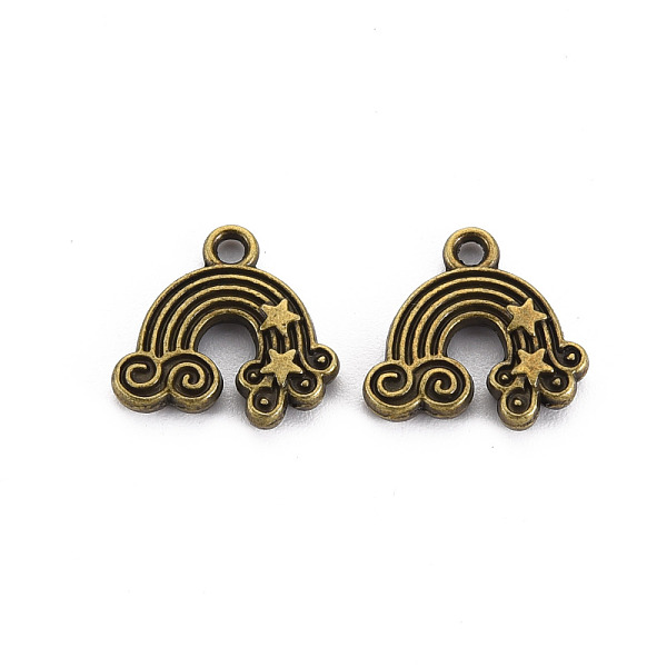 

PandaHall Tibetan Style Alloy Pendant Enamel Settings, Cadmium Free & Lead Free, Rainbow, Antique Bronze, 13.5x14.5x2mm, Hole: 1.6mm Alloy...