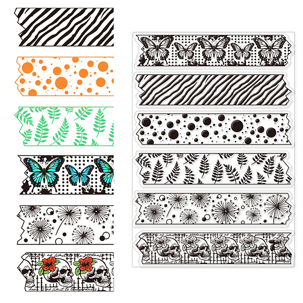 

PandaHall Custom PVC Plastic Clear Stamps, for DIY Scrapbooking, Photo Album Decorative, Cards Making, Mixed Shapes, 160x110x3mm Plastic...