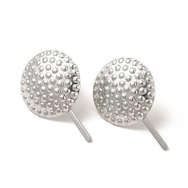 

PandaHall 304 Stainless Steel Lollipop Stud Earrings for Women, Stainless Steel Color, 27x17mm, Pin: 0.8mm 304 Stainless Steel Candy