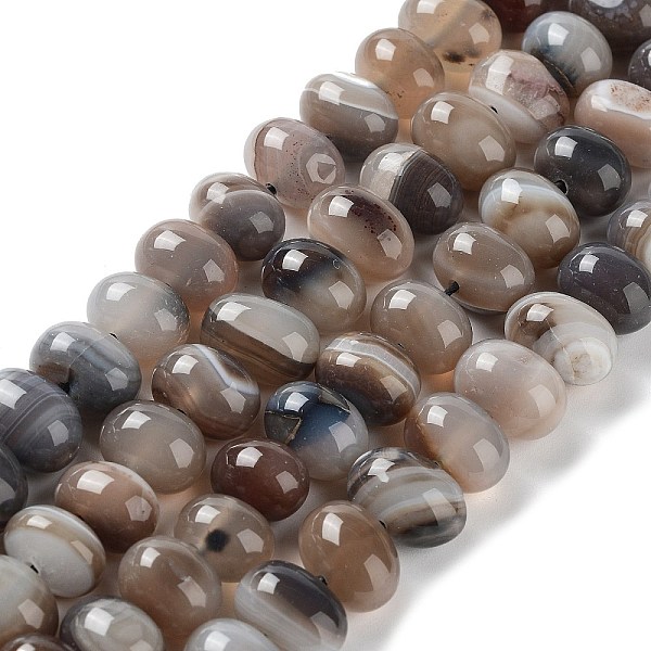 

PandaHall Natural Agate Beads Strands, Dyed & Heated, Egg, Camel, 12~14x9~10mm, Hole: 1.4mm, about 19~20pcs/strand, 7.48 inch(19cm) Natural..., Brown