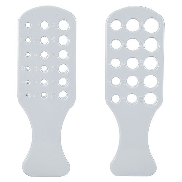 

PandaHall Plastic Jewelry Wire Drawplate, Rectangle, Round Draw Plate for Jewelry Wire Making, Dark Gray, 18.3x6.3x1cm, 2pcs/set Plastic