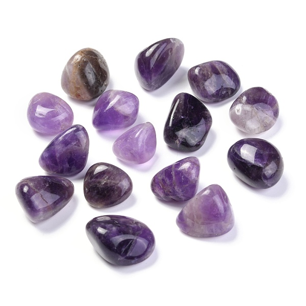 

PandaHall Natural Amethyst Beads, No Hole Beads, Nuggets, Tumbled Stone, Healing Stones for 7 Chakras Balancing, Crystal Therapy, Meditation...
