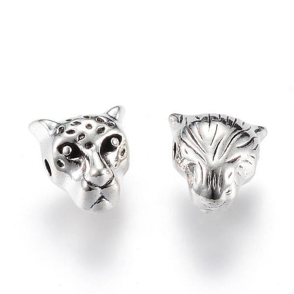 

PandaHall Tibetan Style Alloy Beads, Leopard, Cadmium Free & Lead Free, Antique Silver, 10x9x7mm, Hole: 1.5mm, about 540pcs/1000g Alloy...