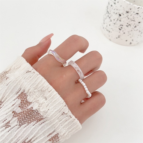女性用樹脂指輪セット
