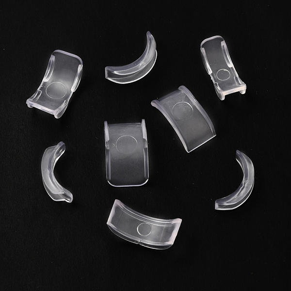 

PandaHall 8Pcs 8 Sizes Plastic Invisible Ring Size Adjuster, Clear, 1.8~2x0.4~1.2x0.3~0.4cm Plastic Clear