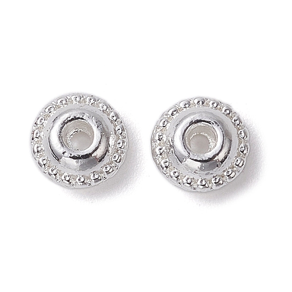 

PandaHall Alloy Spacer Beads, Long-Lasting Plated, Flat Round, Silver, 5x2.5mm, Hole: 1mm Alloy Flat Round