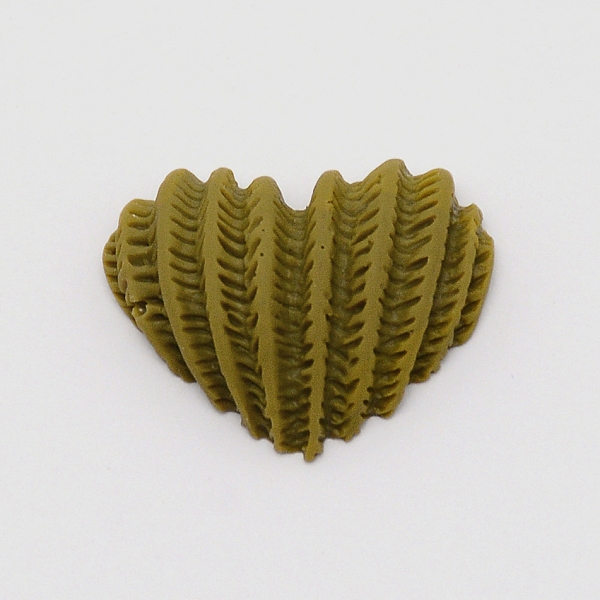 

PandaHall Resin Cabochons, DIY for Earrings & Bobby pin Accessories, Heart, Olive, 16x20x6.5mm Resin Heart Green