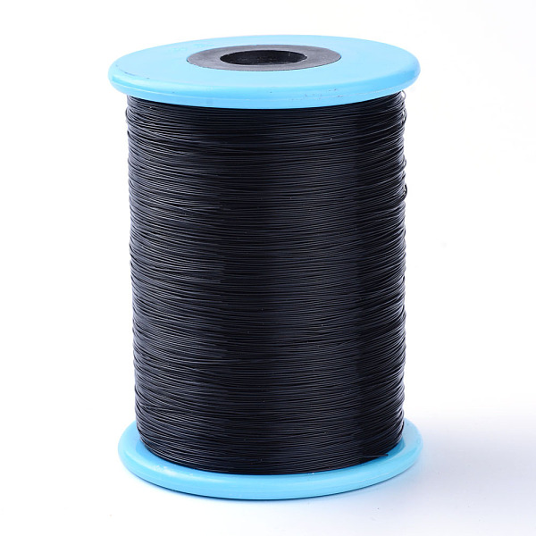 

PandaHall Fishing Thread Nylon Wire, Black, 0.4mm, about 1312.33 yards(1200m)/roll Nylon Black
