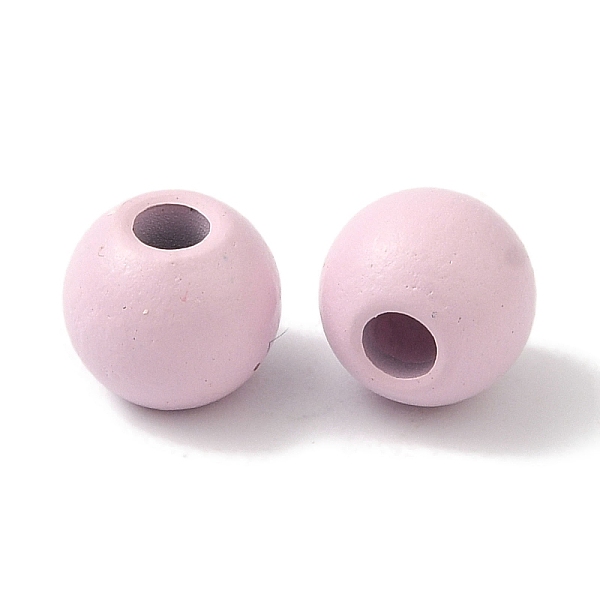 

PandaHall Spray Painted 202 Stainless Steel Beads, Round, Pearl Pink, 6mm, Hole: 1.8mm 202 Stainless Steel Round
