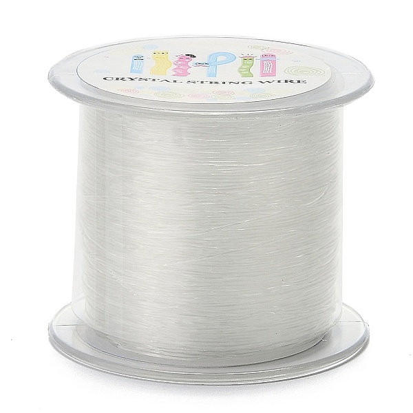 

PandaHall Korean Elastic Crystal Thread, Clear, 0.8mm, about 142.16 yards(130m)/roll TPU Round Clear