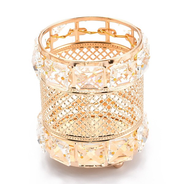 Iron & Glass Makeup Tool Brush Barrel