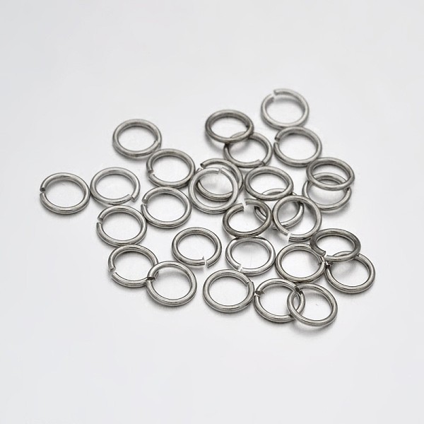 

PandaHall Brass Open Jump Rings, Platinum, 20 Gauge, 5x0.8mm, Inner Diameter: 3.4mm, about 9146pcs/500g Brass