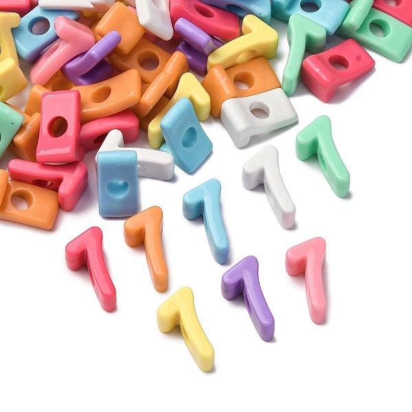 Opaque Acrylic Beads - image