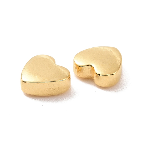 

PandaHall Ion Plating(IP) 304 Stainless Steel Beads, No Hole/Undrilled, Heart, Golden, 7x7x3mm 304 Stainless Steel Heart