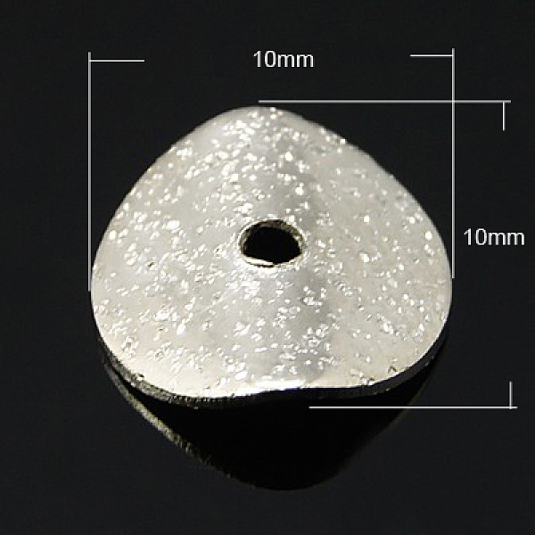

PandaHall Alloy Wavy Spacer Beads, Twist, Platinum, 10x10x0.5mm, Hole: 1mm Alloy Twist