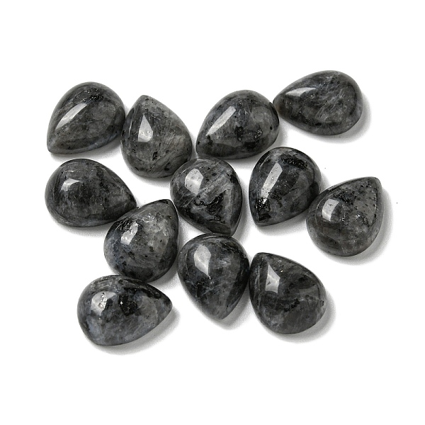 

PandaHall Natural Larvikite Cabochons, Teardrop, 10.5x8x4mm Larvikite Teardrop