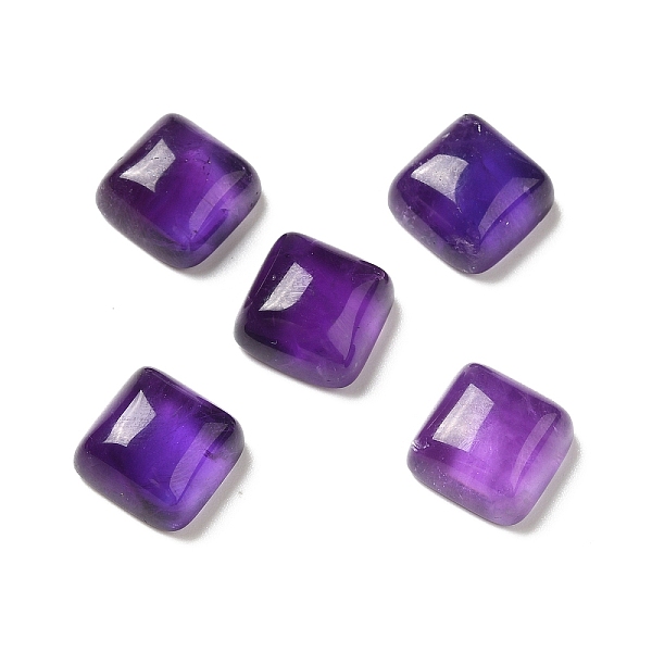 

PandaHall Natural Amethyst Cabochons, Square, 12x12x6.5mm Amethyst Square