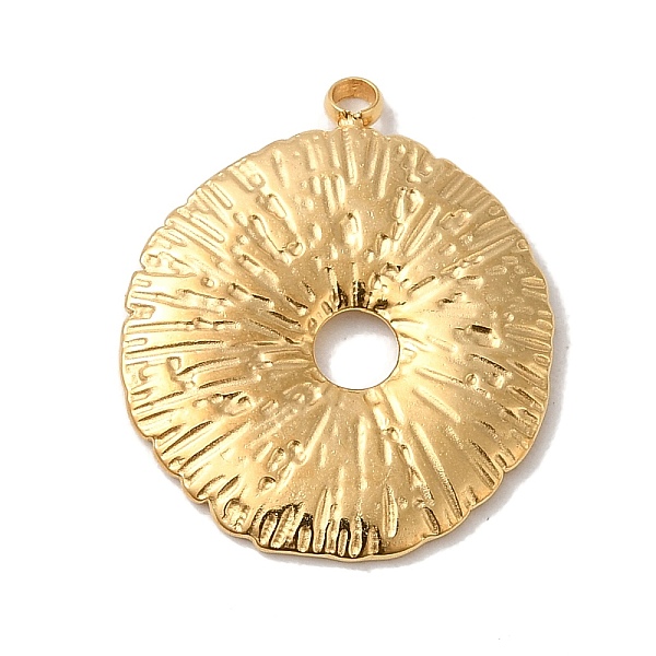 

PandaHall 304 Stainless Steel Pendants, Flat Round Charm, Golden, 20.5x17x2mm, Hole: 1.6mm 304 Stainless Steel Flat Round