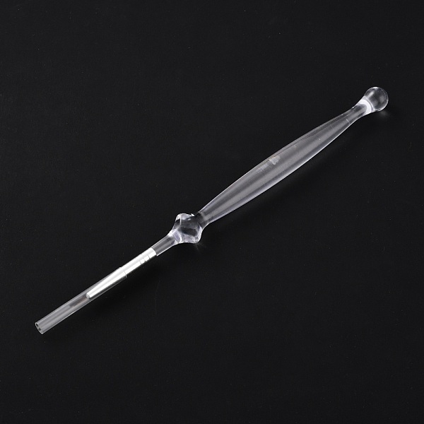 

PandaHall Acrylic Micro Detail Paint Brush, with Marten Hair, for Painting Clay Tool, Clear, 16.2x1.25x0.95cm Acrylic Clear