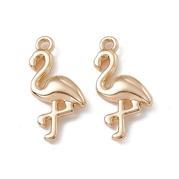 

PandaHall Alloy Pendants, Crane Charm, Golden, 24.5x13x4mm, Hole: 1.8mm Alloy Bird
