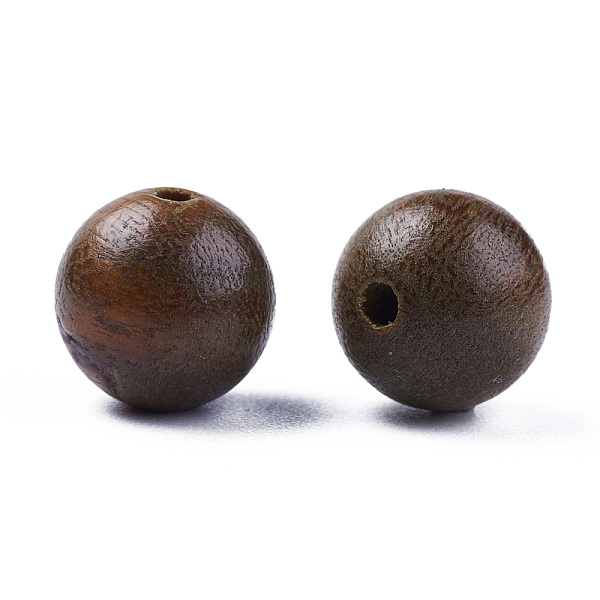 

PandaHall Verawood Beads, Natural Wooden Beads, Undyed, Round, Saddle Brown, 8mm, Hole: 1.5mm, about 1360pcs/500g Sandalwood Round