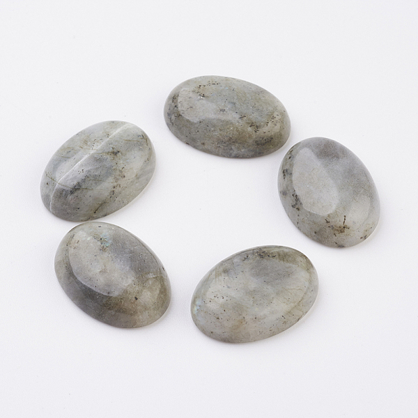 Natural Labradorite Flat Back Cabochons