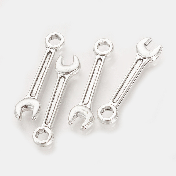 

PandaHall Tibetan Style Alloy Pendants, Wrench, Cadmium Free & Lead Free, Antique Silver, 24x6x2mm, Hole: 2mm Alloy Tool