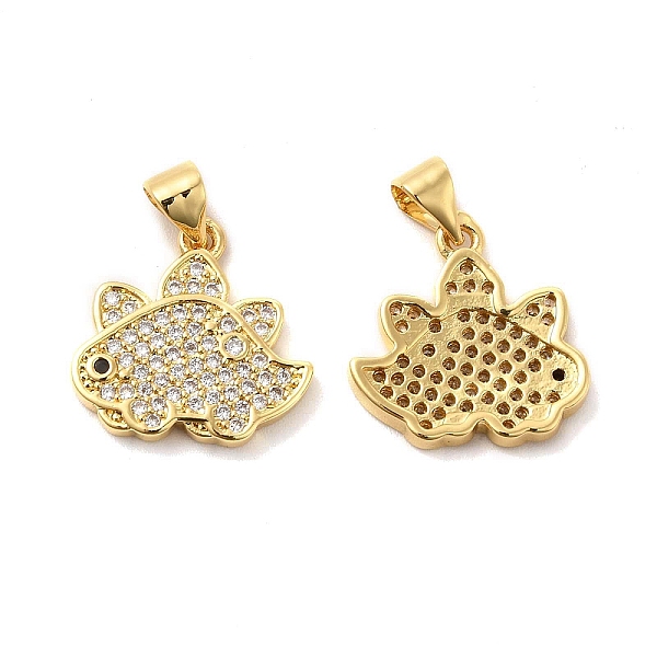 

PandaHall Brass Micro Pave Cubic Zirconia Pendants, Dinosaur Charm, Golden, Clear, 16x16x2.5mm, Hole: 5x3.5mm Brass+Cubic Zirconia Dinosaur...