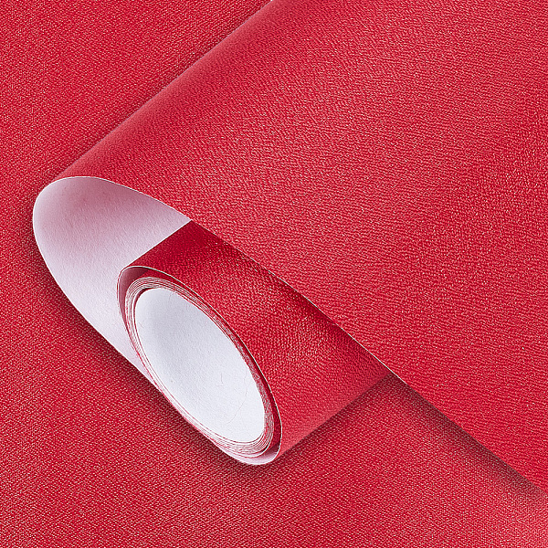 

PandaHall BENECREAT 47.25x15.75 Inch Dark Red Book Binding Cloth, Bookcover Fabric Surface with Paper Backed Nylon Fabric for Book Binding...