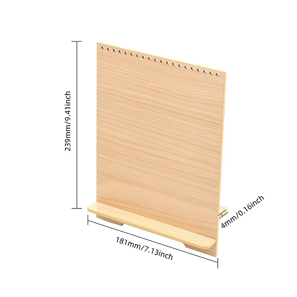 Rechteckiger Kalenderständer Aus Holz