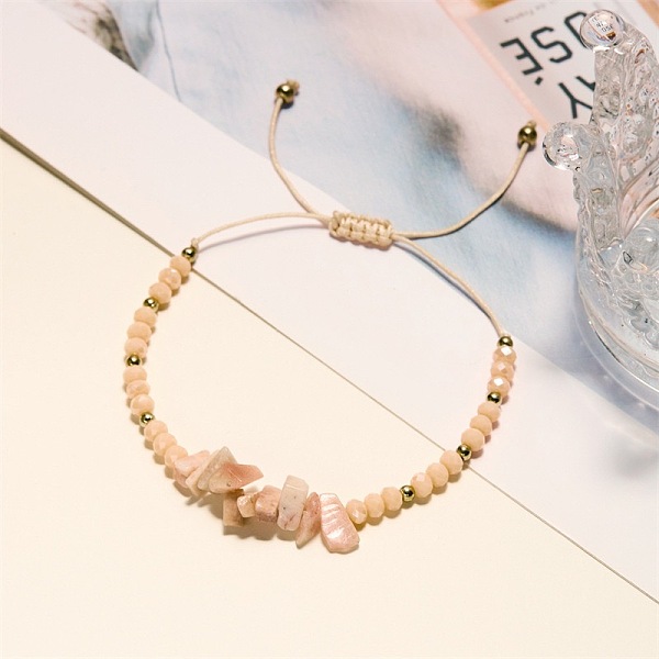 

PandaHall Natural Gemstones Adjustable Bracelets Natural Gemstone