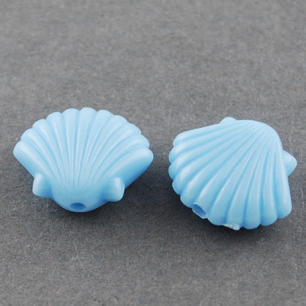 

PandaHall Undersea World Theme Opaque Acrylic Beads, Mixed Shapes, Mixed Color, 10~15x6~12x4~5mm, Hole: 1mm, 2520pcs/1000g Acrylic Mixed..., Multicolor