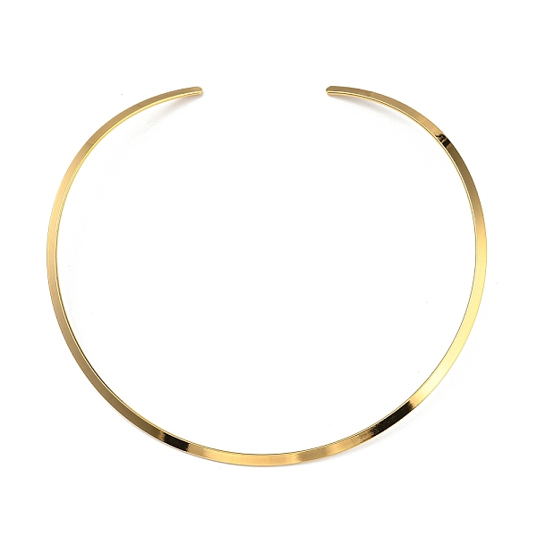 

PandaHall Vacuum Plating 202 Stainless Steel Wire Choker Necklace, Rigid Necklace for Women, Golden, Inner Diameter: 5.55 inch(14.1cm) 202...