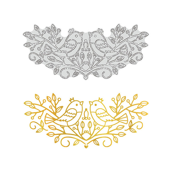 

PandaHall Carbon Steel Hot Foil Plate Metal Dies, for DIY Scrapbooking Embossing, Photo Ablum Craft Making Template, Bird, Matte Platinum...