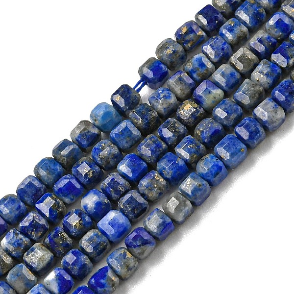 

PandaHall Natural Lapis Lazuli Beads Strands, Faceted Cube, 2x2x2mm, Hole: 0.5~0.6mm, about 170pcs/strand, 15~15.67 inch(38.1~39.8cm) Lapis...