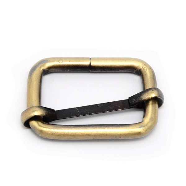 

PandaHall Iron Buckles, Rectangle, Brushed Antique Bronze, 29x46x4.5mm Iron Rectangle