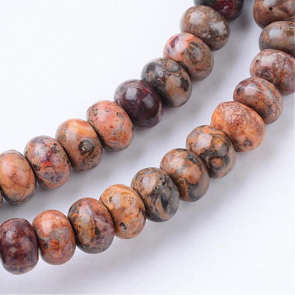 

PandaHall Natural Leopard Skin Jasper Bead Strands, Rondelle, 6x4mm, Hole: 1mm, about 95~98pcs/strand, 14.17~14.96 inch Leopard Skin Jasper...