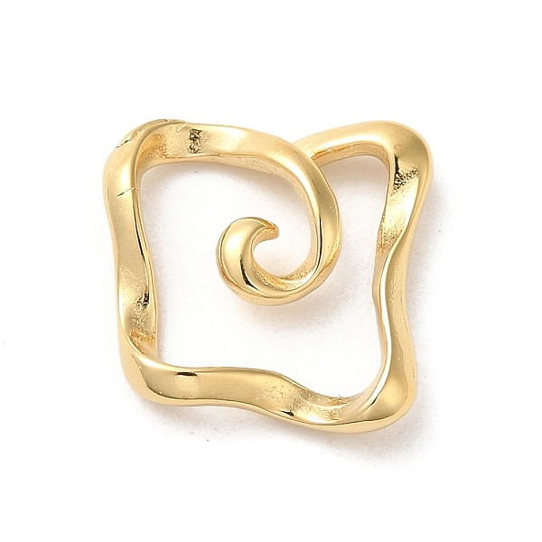 

PandaHall 304 Stainless Steel Linking Rings, Square Link, Real 14K Gold Plated, 15x15x3.5mm 304 Stainless Steel Square