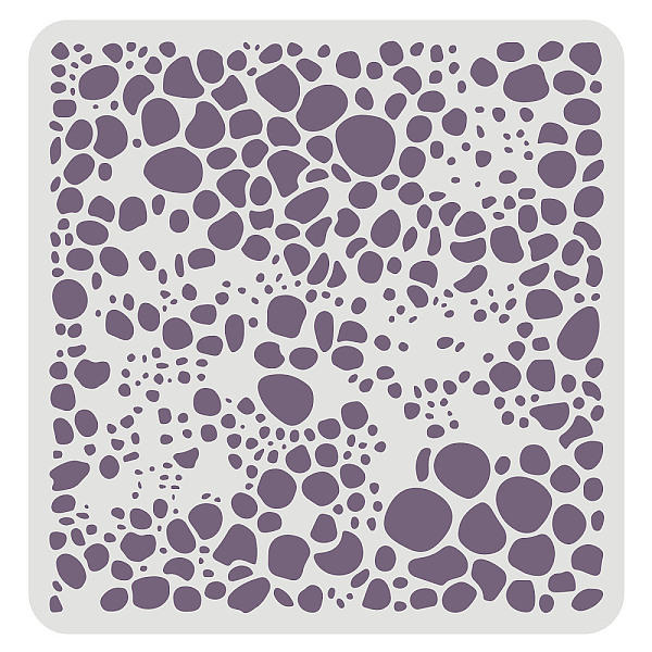 PandaHall FINGERINSPIRE Cell Theory Stencil 30x30cm Reusable Cell Pattern Drawing Stencil Polka Dots Painting Stencil DIY Craft Round Dots...
