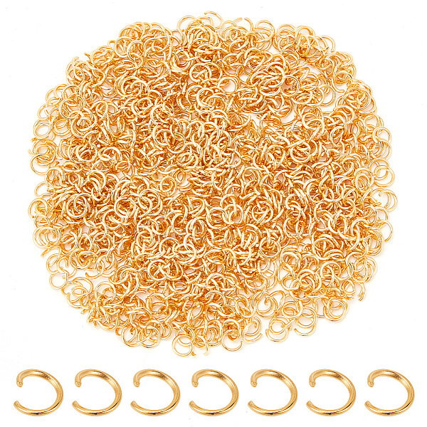 

PandaHall ARRICRAFT 1000Pcs 304 Stainless Steel Open Jump Rings, Metal Connectors for DIY Jewelry Crafting and Keychain Accessories, Real...